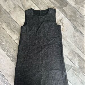 Theory wool black/white shift dress